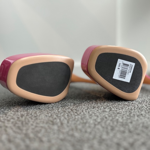 Tony Bianco - 6 inch Pink Patten Heels Size 6 - Picture 3 of 4